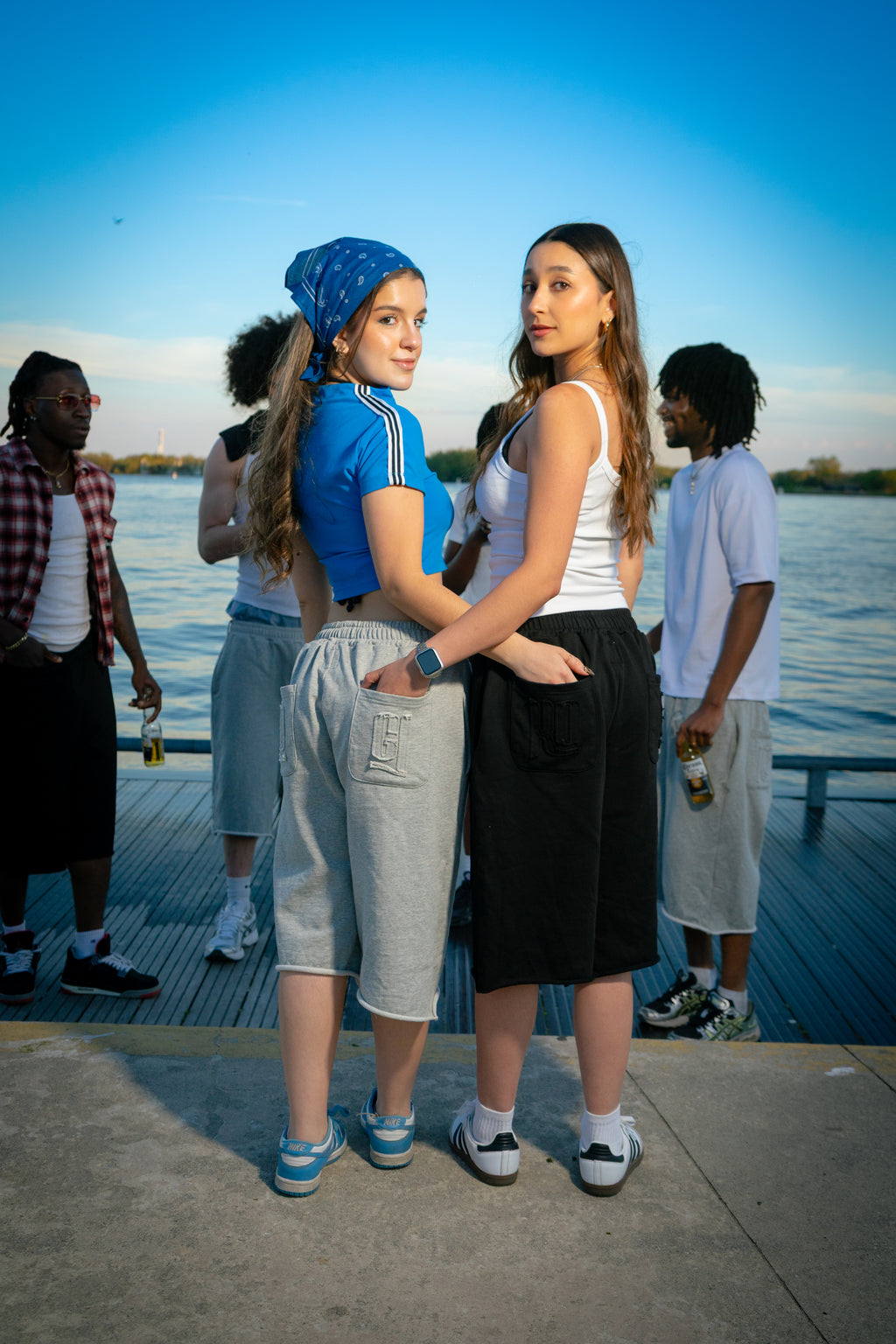 DESCANSO BAGGY SWEAT SHORTS